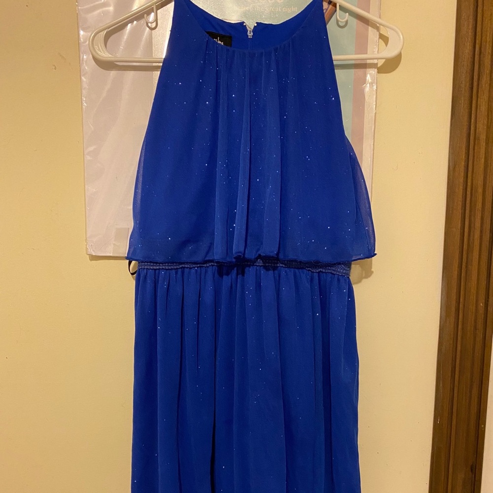 Blue dress